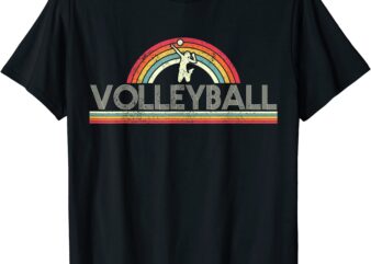 volleyball vintage beach volleyball player gift t shirt men