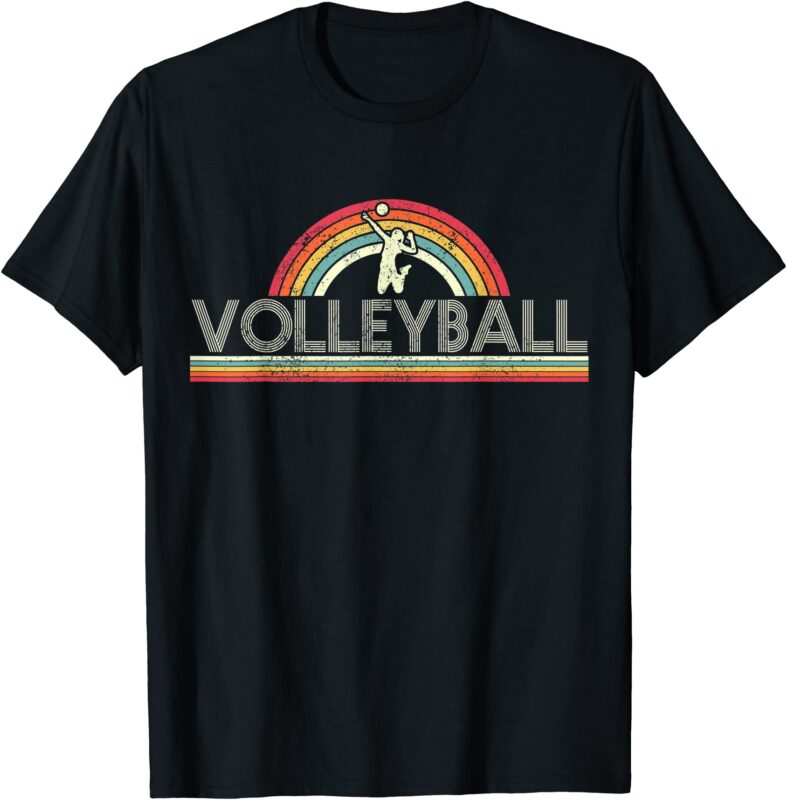 volleyball vintage beach volleyball player gift t shirt men