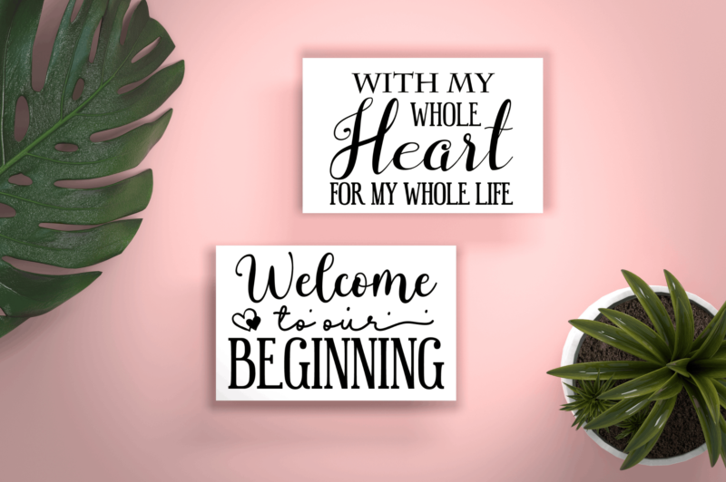 Wedding Sign Svg Bundle