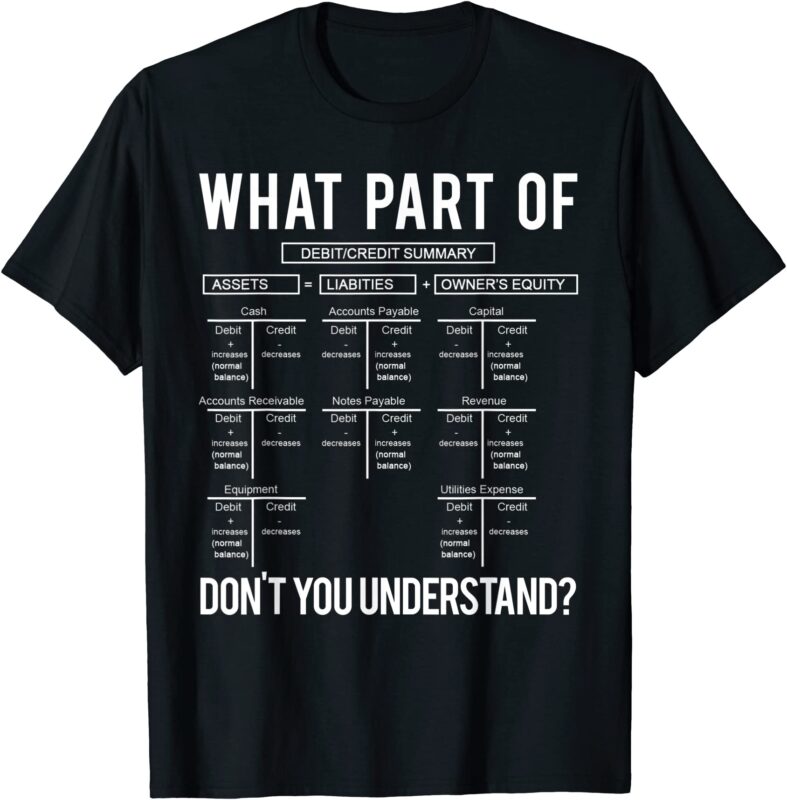 what part of don39t you understand funny accounting professor t shirt men