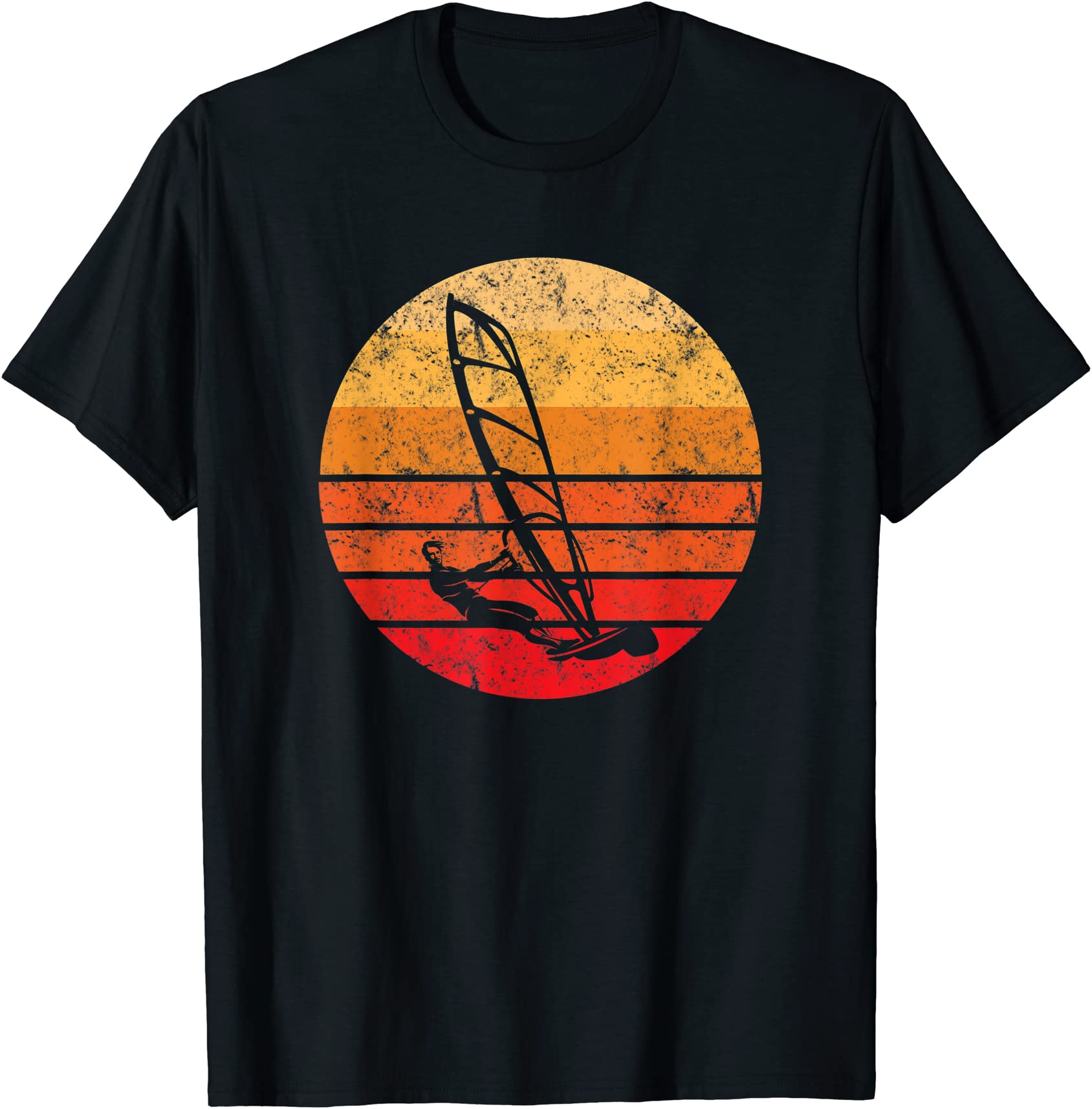 windsurf windsurfing shirt gift retro sunset vintage t shirt men - Buy ...