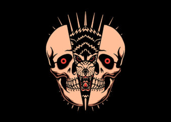 wolf inside t shirt design for sale