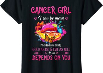 womens cancer girl lips june july queen birthday zodiac astrology t shirt women