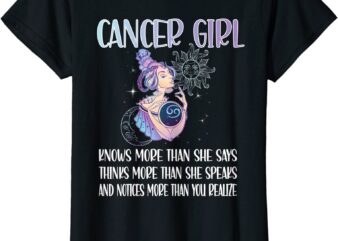 womens cancer zodiac sign girl cancer horoscope astrology t shirt women