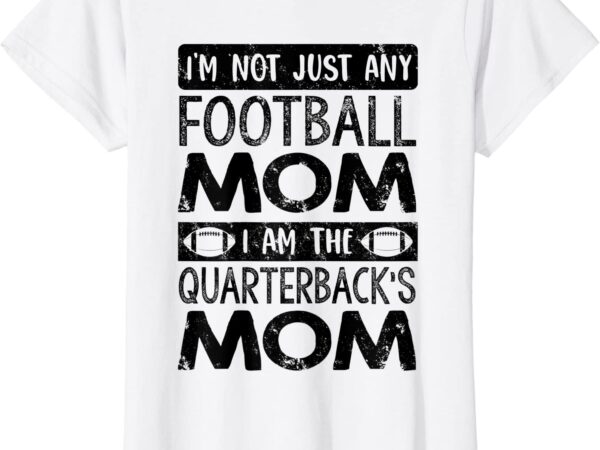 Womens funny football lover graphic mom football quarterback t shirt women