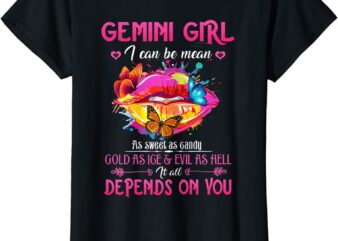 womens gemini girl lips may june queen birthday zodiac womens cute t shirt women