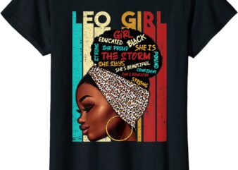 womens leo girl she slays amp prays july august birthday queens t shirt women