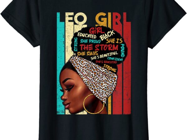 Womens leo girl she slays amp prays july august birthday queens t shirt women