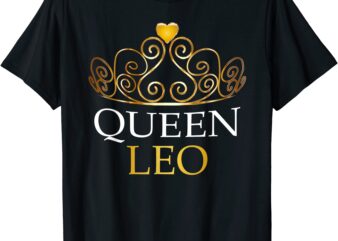 womens queen leo zodiac birthday gift t shirt men