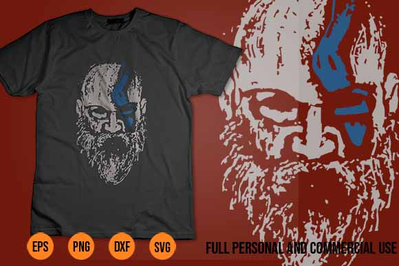 God of war ragnarok shirt design art kratos unisex svg png god of war,kratos,gow,ragnarok,shirt,design,svg,png,trend,new,game,gamer,sony,ps4,ps5, holidays, trending, fandom of mens, womens t-shirt, long sleeve, hoodie, sweatshirt,black, sport grey, white, orange, navy,