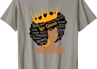 zodiac august birthday gift black leo queen july birthday t shirt men