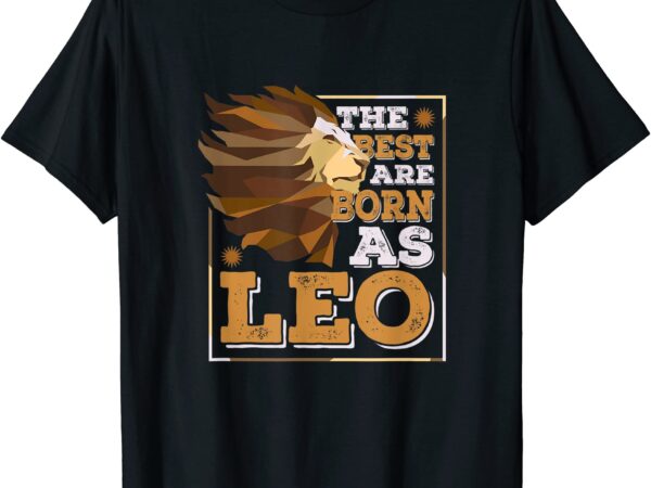 Zodiac sign gift for a leo t shirt men