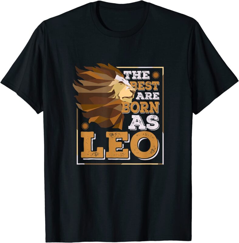 zodiac sign gift for a leo t shirt men