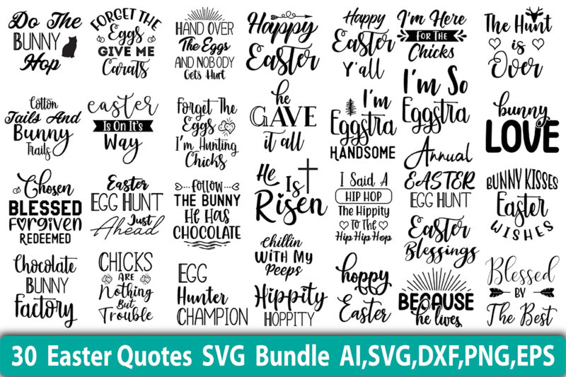 Easter SVG Design Bundle