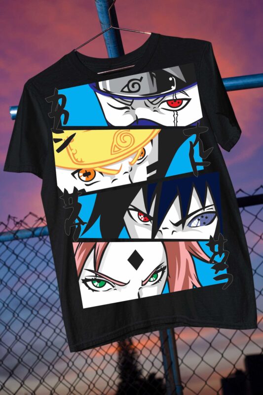 Anime T Shirt Design Bundle Anime Artwork StreetWear Best Selling