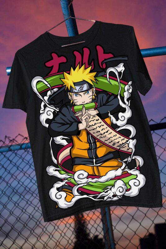 Anime T Shirt Design Bundle Anime Artwork StreetWear Best Selling