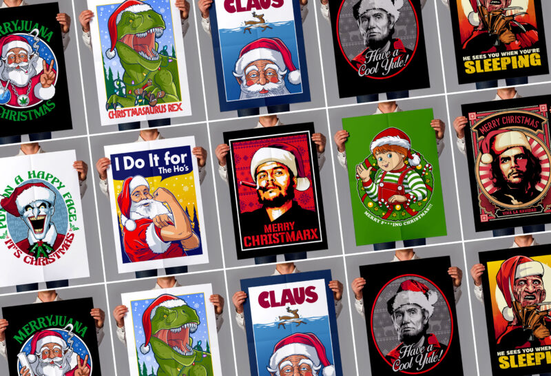 FUNNY CHRISTMAS – T-shirt & Poster Bundles