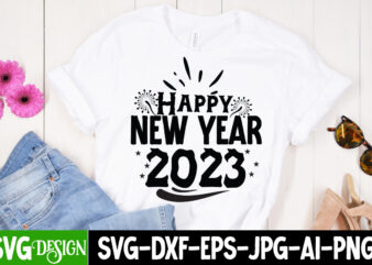 Happy New Year Y’all SVG Cut File
