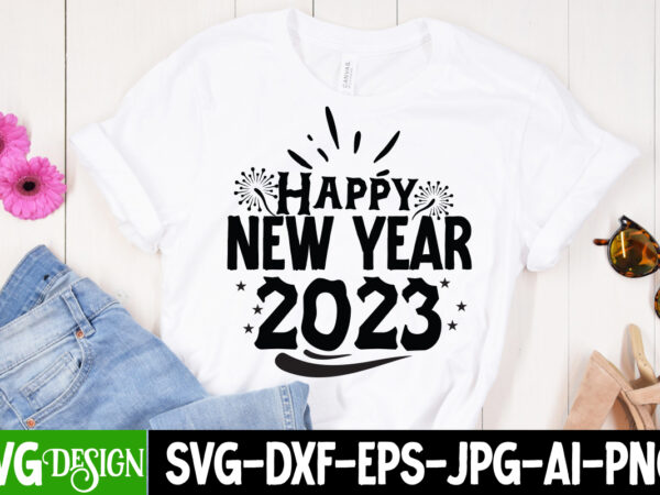 Happy new year y’all svg cut file graphic t shirt