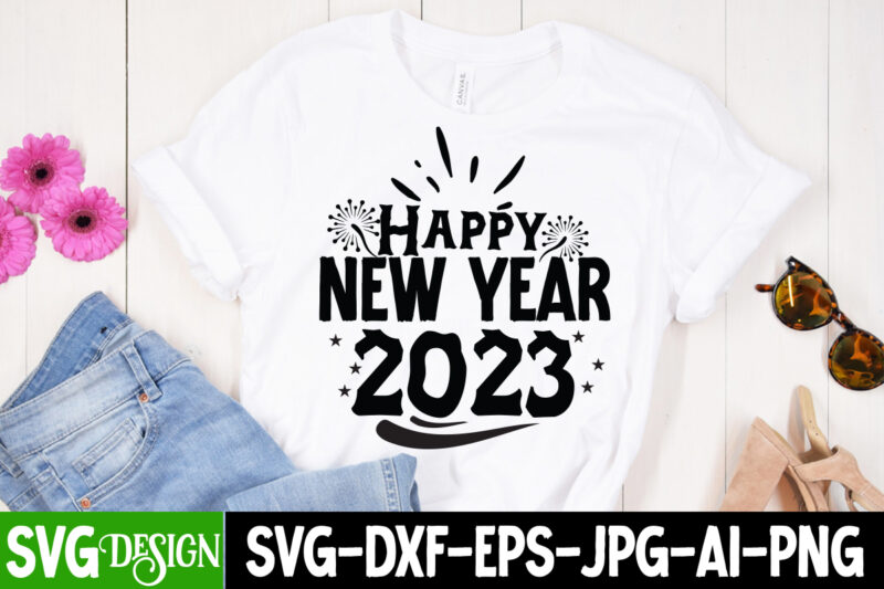 Happy New Year Y’all SVG Cut File
