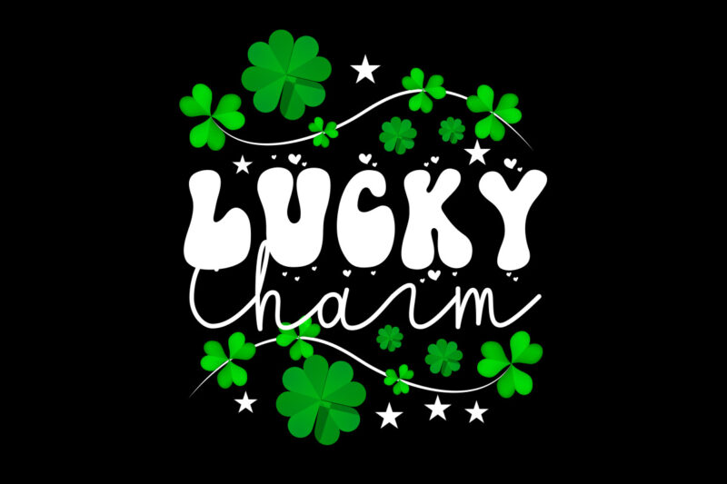 Lucky Charm vector t- shirt design,St. Patrick's Day Design Bundle ,St. Patrick's Day Design PNG,St. Patrick's Day SVG, MPA02 St. Patrick's Day Design Bundle ,St. Patrick's Day Design PNG,St. Patrick's