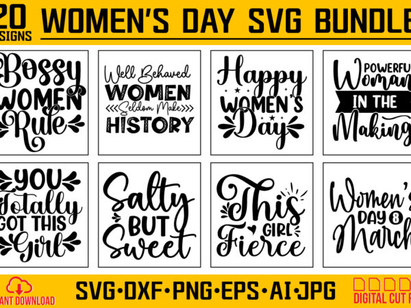 International women’s day svg bundle, happy women’s day svg, 8 march svg, girl day svg, girl power svg, strong women svg, women’s day quote,international women’s day svg bundle, women’s day t shirt design for sale