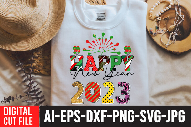 New Year Sublimation Bundle , Happy New Year 2023 Sublimation PNG , Happy New Year 2023,New Year SVG Cut File, New Year SVG Bundle, New Year Sublimation Design Bundle,Happy new