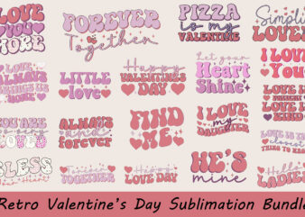 Retro Valentine’s Day Sublimation Bundle
