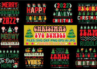 Christmas SVG Bundle t shirt vector file