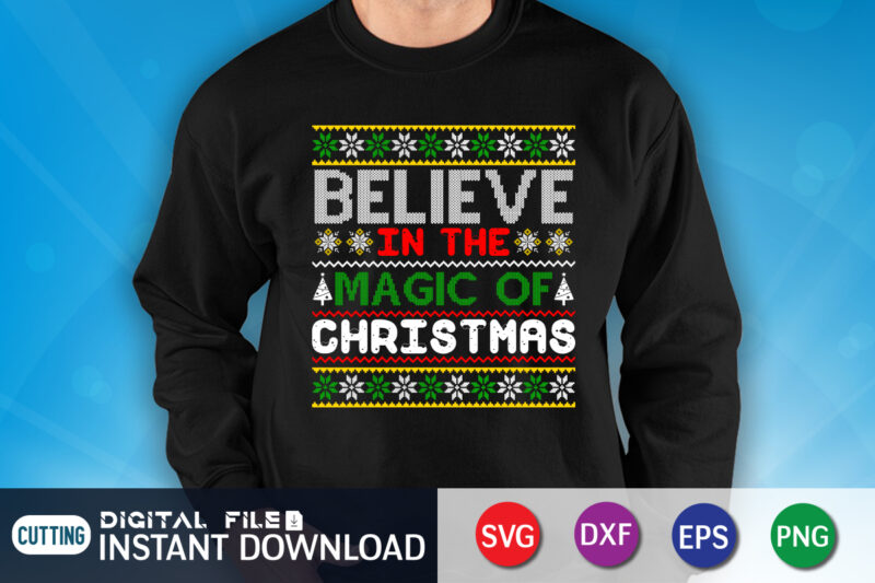 Christmas Pattern T Shirt Bundle