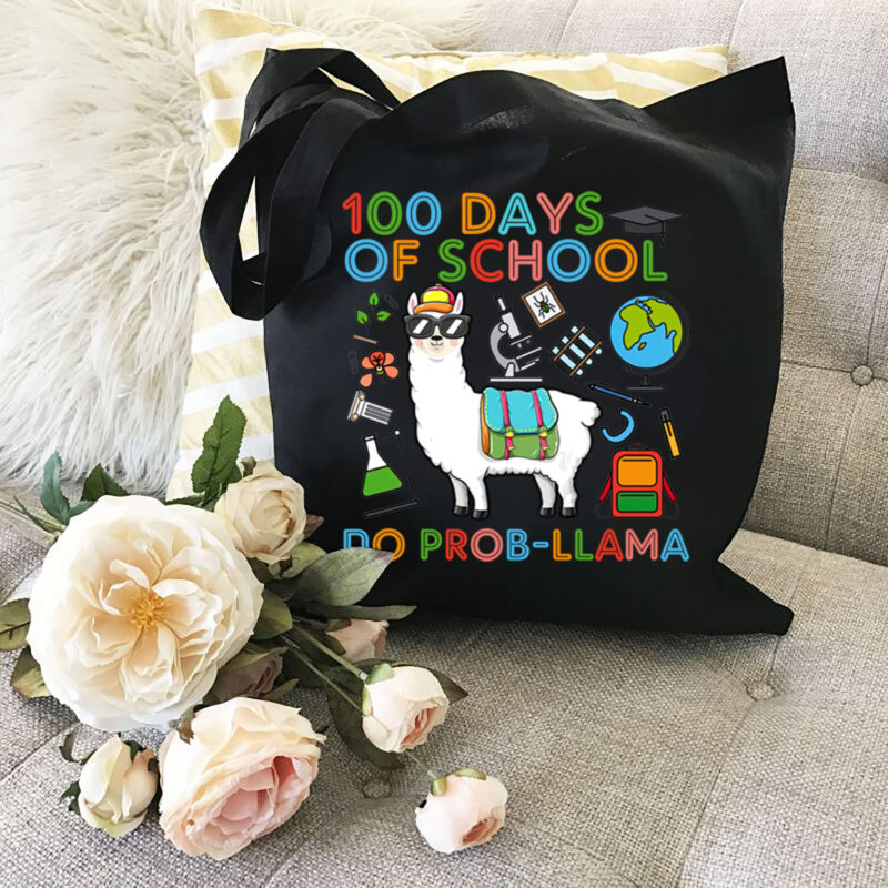 100 Days Of School No Pro-Llama Cute Back To School, 100th Day of School, Days Of School Png, Funny Back to School PNG File TL