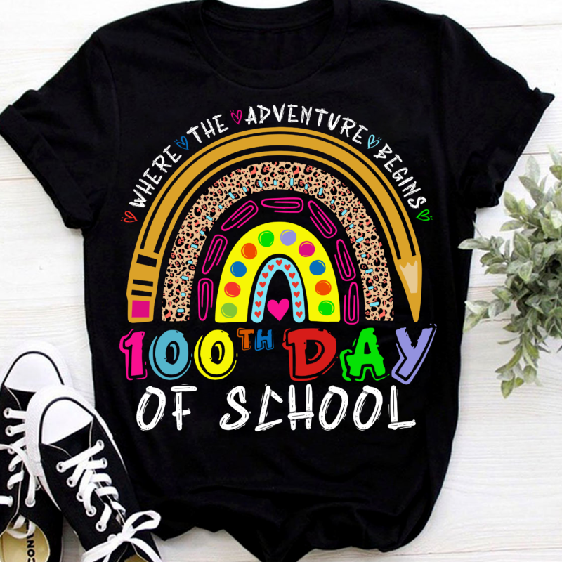 25 100 days of school PNG T-shirt Designs Bundle For Commercial Use Part 1, 100 days of school T-shirt, 100 days of school png file, 100 days of school digital