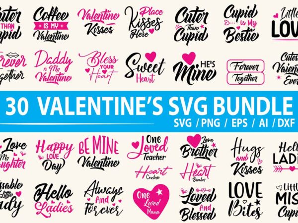 Valentines svg bundle t shirt vector art