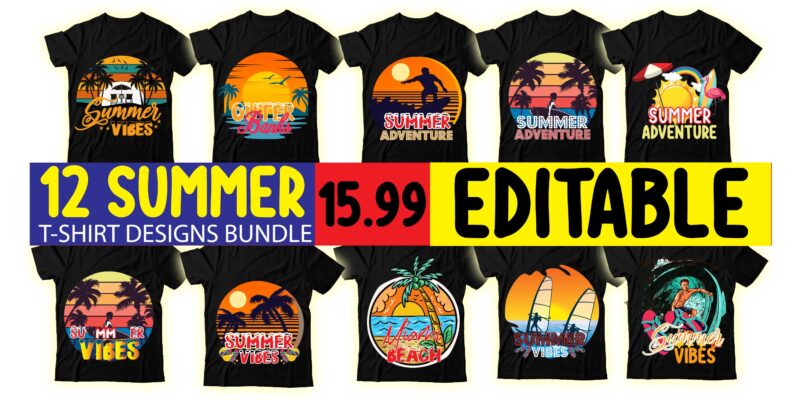 Summer T-shirt Designs Bundle ,Family Cruish Caribbean 2023 T-shirt Design, Designs bundle, summer designs for dark material, summer, tropic, funny summer design svg eps, png files for cutting machines and