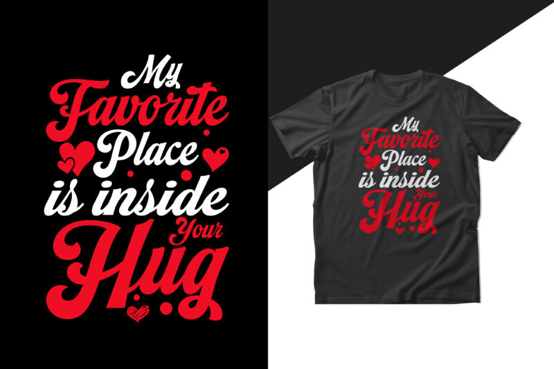 Hug day t shirt designs bundle