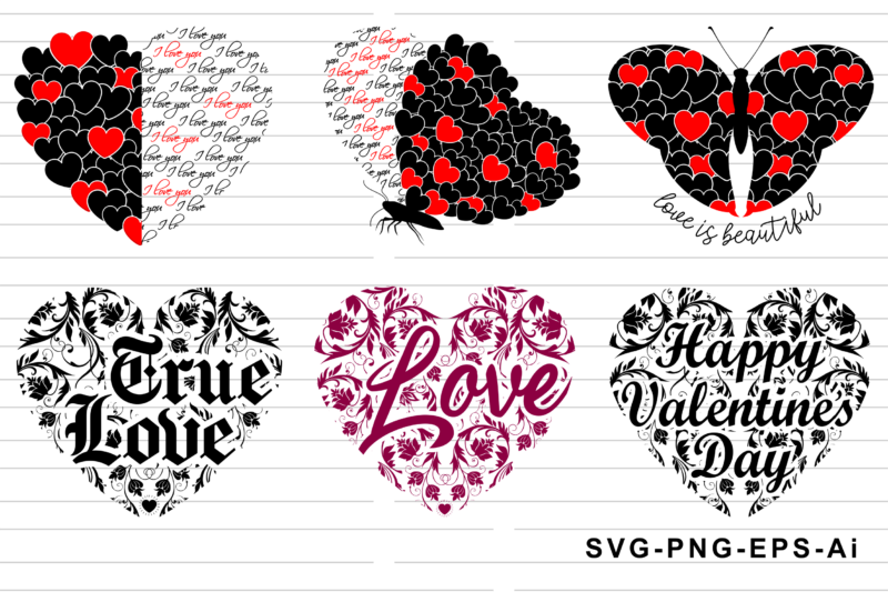 Valentines Day T Shirt Design Bundle, Valentines Svg Design, Valnetine Sublimation Bundle, Funny Valentine’s Day Design, Valentines Graphic Vector