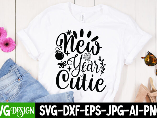 New year cutie t-shirt design , new year cutie svg cut file , happy new year t_shirt design ,happy new year svg cut file , 2023 is comig t-shirt design