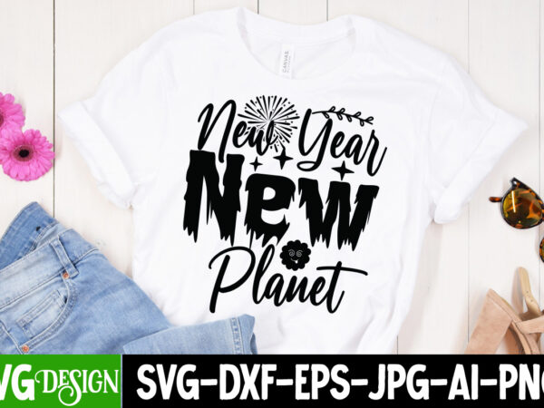 New year planet t-shirt design , new year planet svg cut file , happy new year t_shirt design ,happy new year svg cut file , 2023 is comig t-shirt design