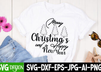 Merry Christmas And a Happy New Year SVG Cut File, New Year SVG Bundle , New Year Sublimation BUndle , New Year SVG Design Quotes Bundle , 365 New Days