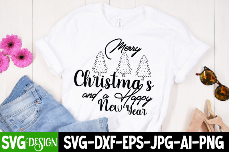Merry Christmas And a Happy New Year SVG Cut File, New Year SVG Bundle , New Year Sublimation BUndle , New Year SVG Design Quotes Bundle , 365 New Days
