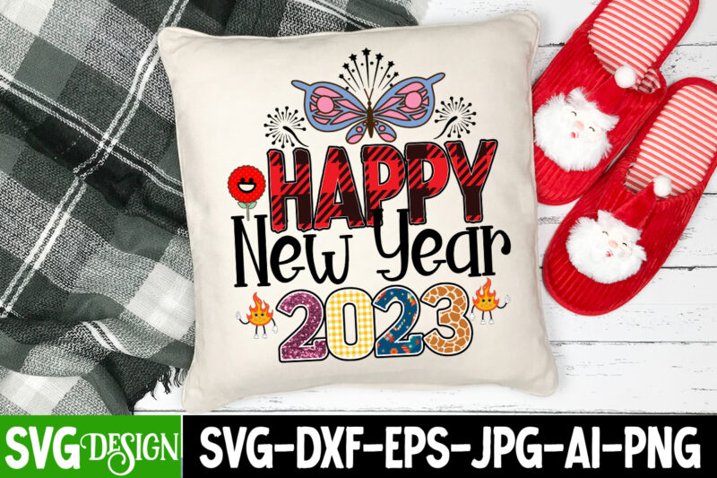 Happy New Year 2023 Sublimation T-Shirt Design , New Year Sublimation Design Bundle,Happy new year sublimation Design,New Year sublimation Bundle,New year bundle, 2023 png, Happy new year png, New Years