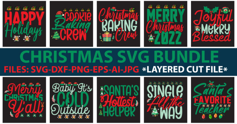 Christmas SVG Bundle