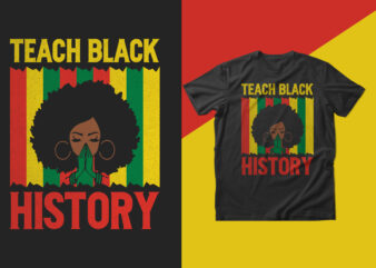 Black history month t shirt design