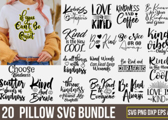 Pillow SVG Bundle t shirt illustration