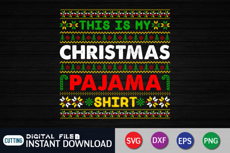 Christmas Pattern T Shirt Bundle