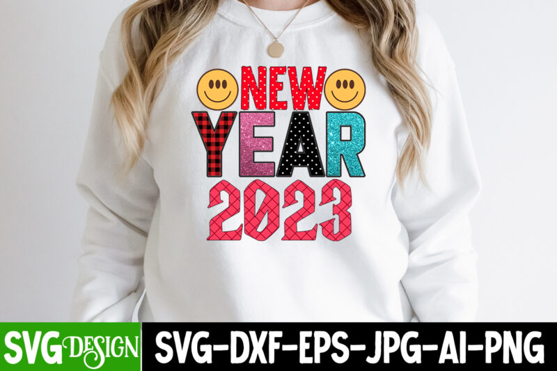 New Year Sublimation Bundle , Happy New Year 2023 Sublimation PNG , Happy New Year 2023,New Year SVG Cut File, New Year SVG Bundle, New Year Sublimation Design Bundle,Happy new