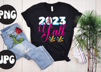 2023 Y’all Retro design, 2023 Y’all SVG cut file, 2023 Y’all SVG design, New Year’s 2023 Png, New Year Same Hot Mess Png, New Year’s Sublimation Design, Retro New Year