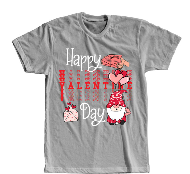 Happy Valentine Day T-Shirt Design, Happy Valentine Day SVG Cut File, Valentine's Day SVG Bundlevalentine’s svg bundle,valentines day svg files for cricut – valentine svg bundle – dxf png instant