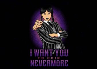 join nevermore vector clipart