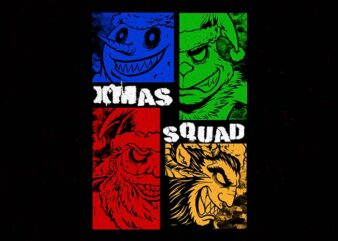 xmas squad graphic t shirt